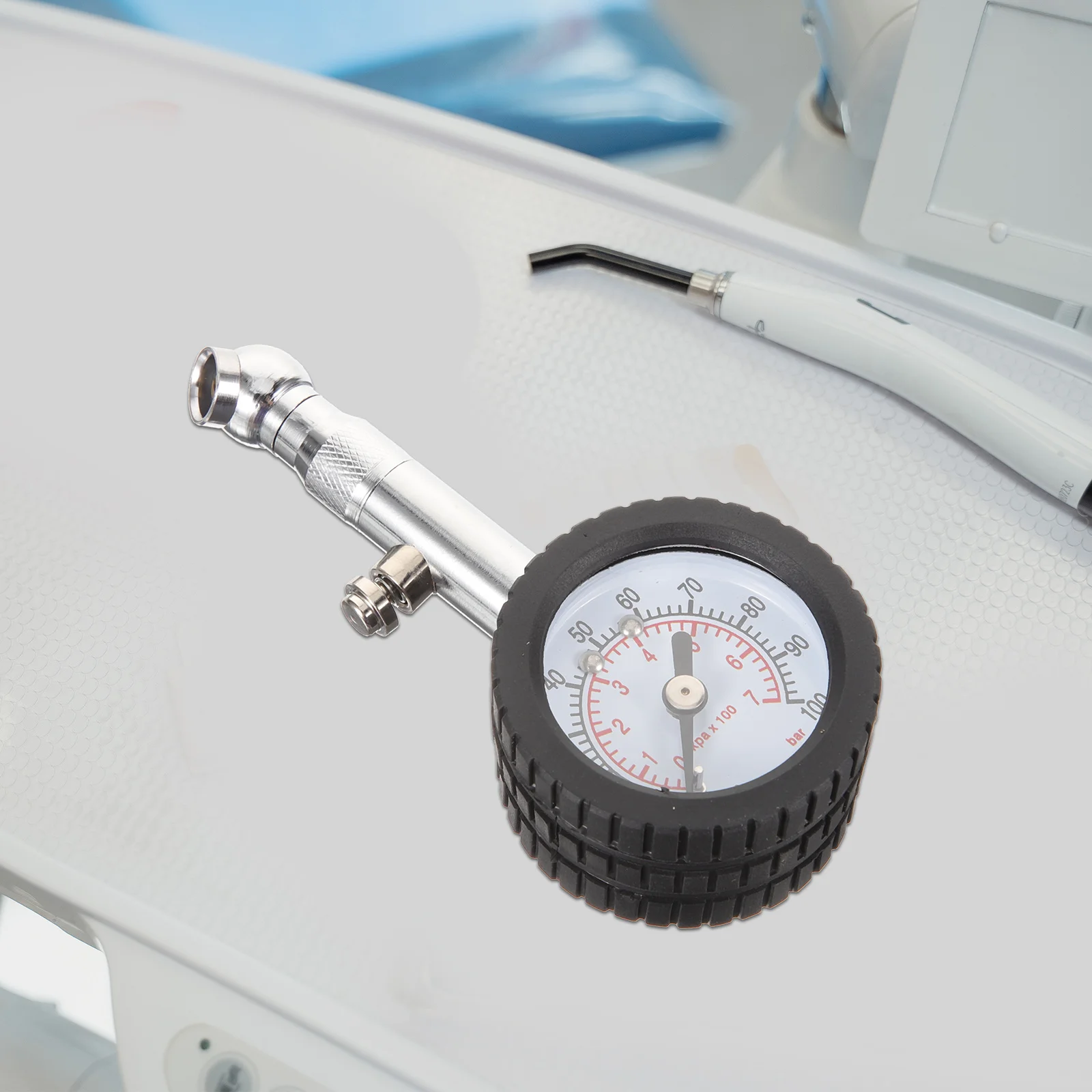 

Digital Tire Pressure Meter 0-100Psi Clear Readout High Sensitivity Fast Response Compact Size Lightweight Easy Storage Vehicle