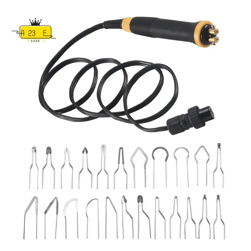 

A23E-1/Pcs Electrocautery Pen Pyrography Machine Handle Solder Tip 23/Pcs For Gourd,Plank,Leather,Bark