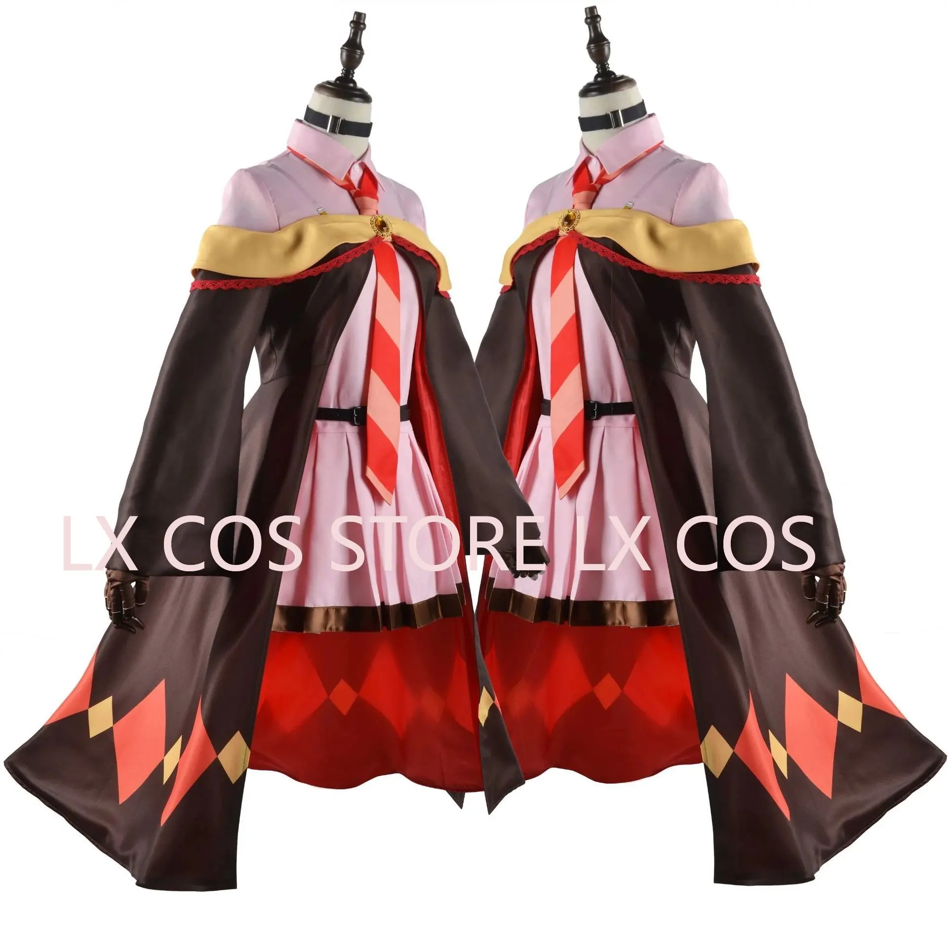 Anime  Megumin Cosplay Costume Cloak Dress Uniform Outfit For Halloween