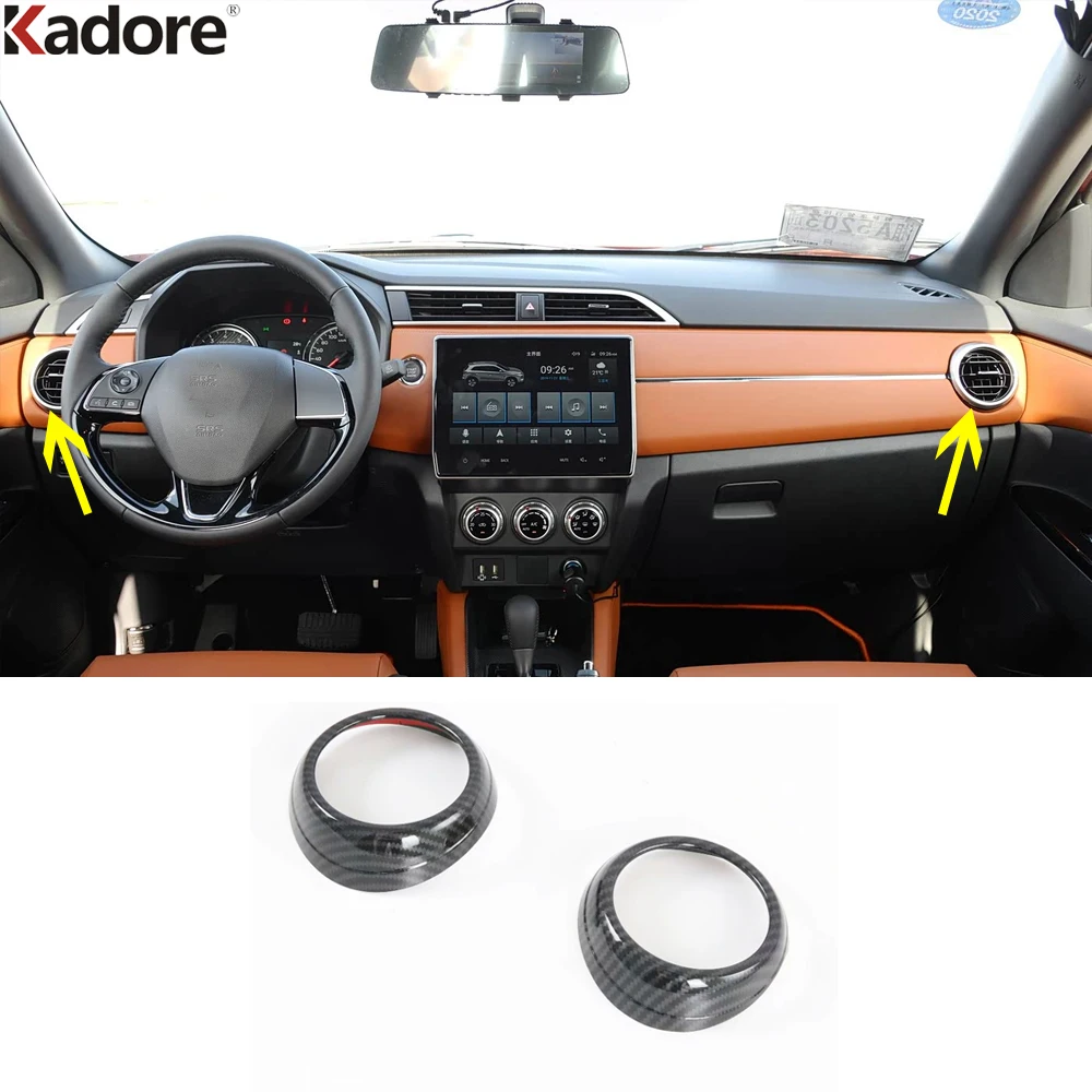 Car Front Side Air Condition Vent Outlet Cover Trim For Mitsubishi ASX RVR Outlander Sport ES 2020-2024 Interior Accessories