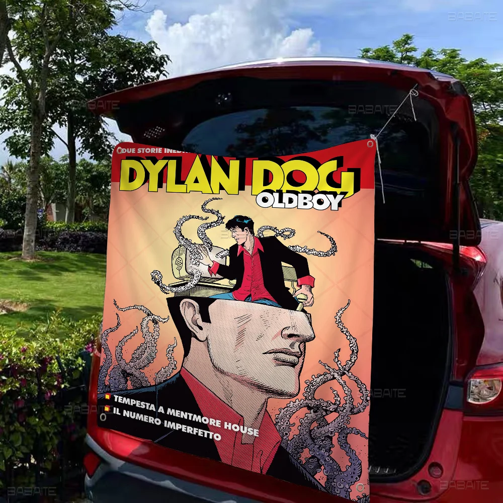 D-Dylan D-Dog Banner Ins Stil Outdoor Party Dekoration Atmosphäre Flagge