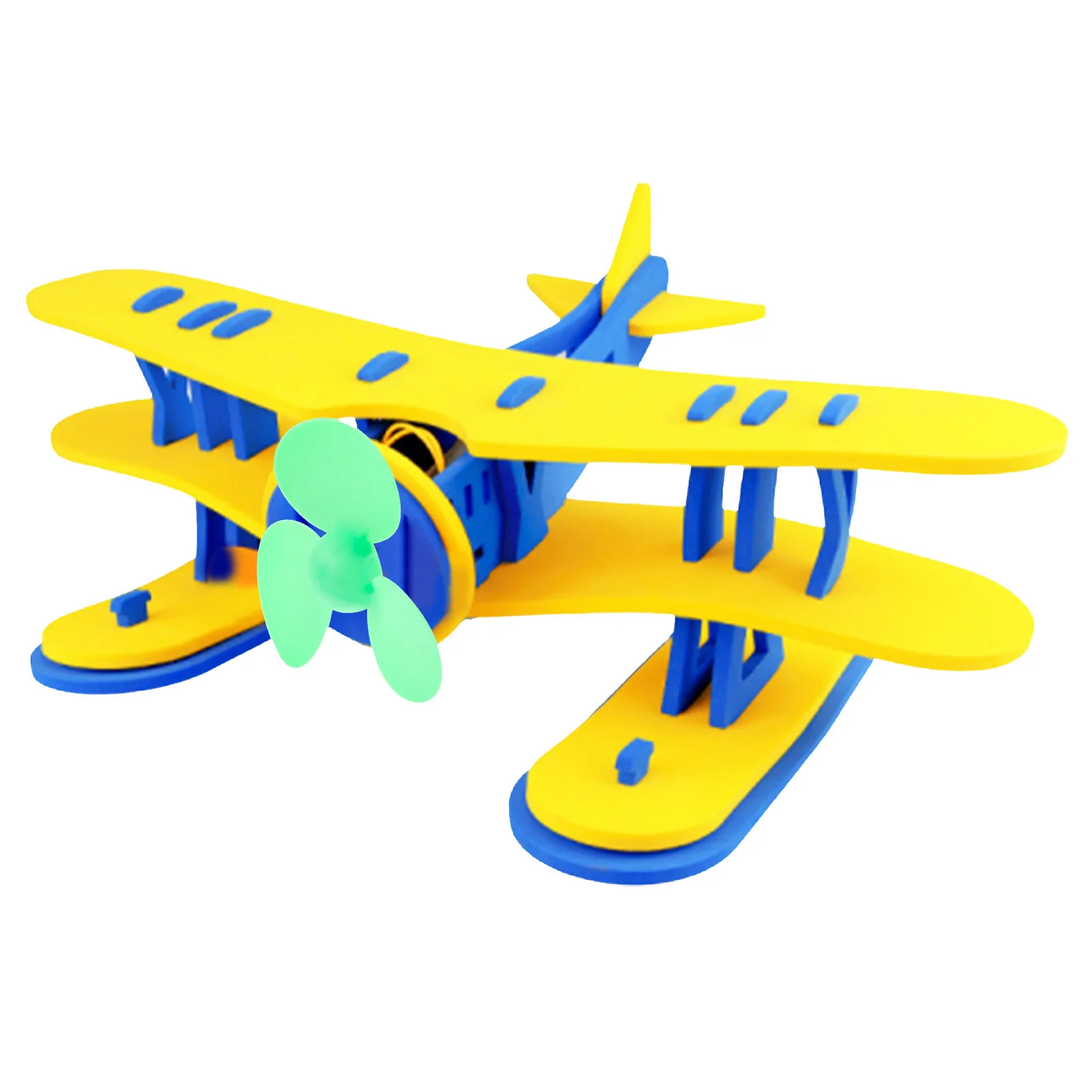 1 Stuks Watervliegtuig DIY Eva Montage Educatief Zomer Zwembadfeest Kinderen Wetenschap Vroeg Leren Leuk Cadeau Watervliegtuig Speelgoed