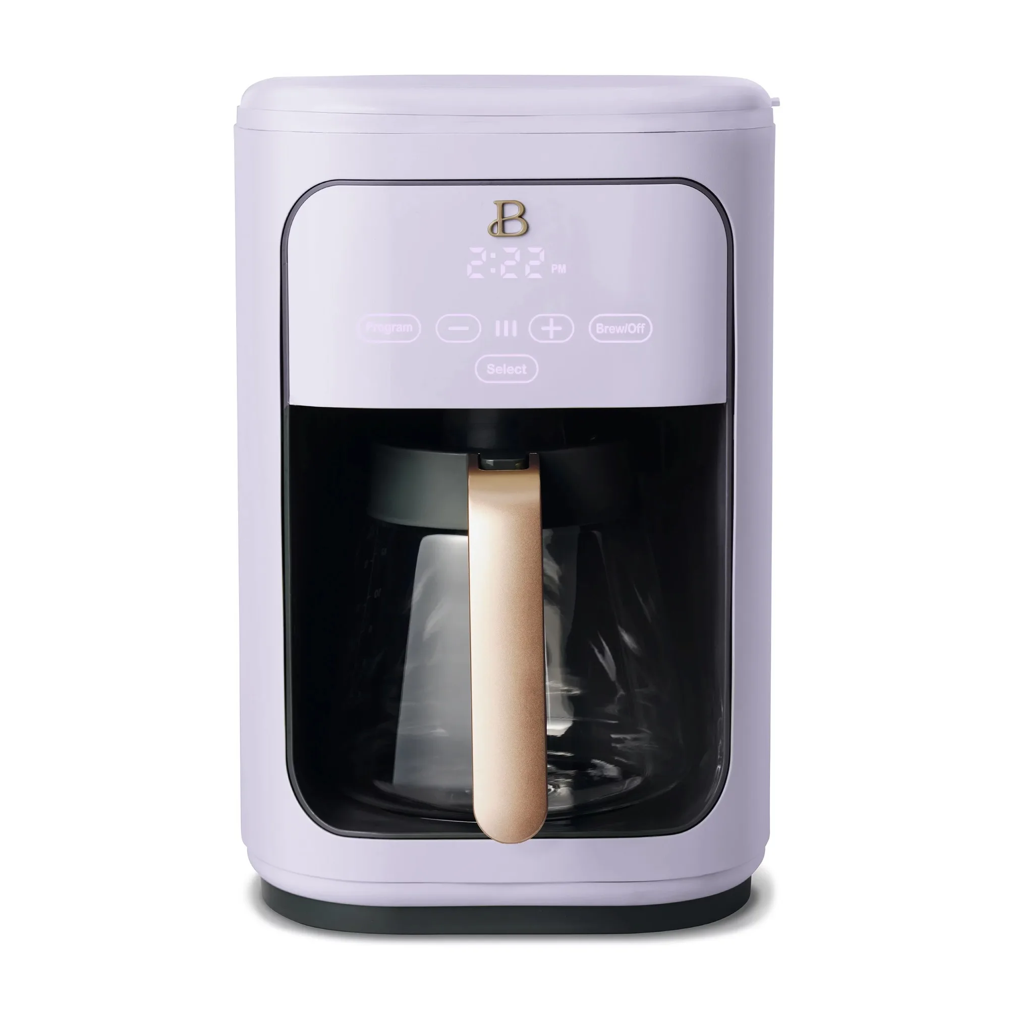 

14-Cup Programmable Drip Coffee Maker with Touch-Activated Display, Lavender.USA.NEW