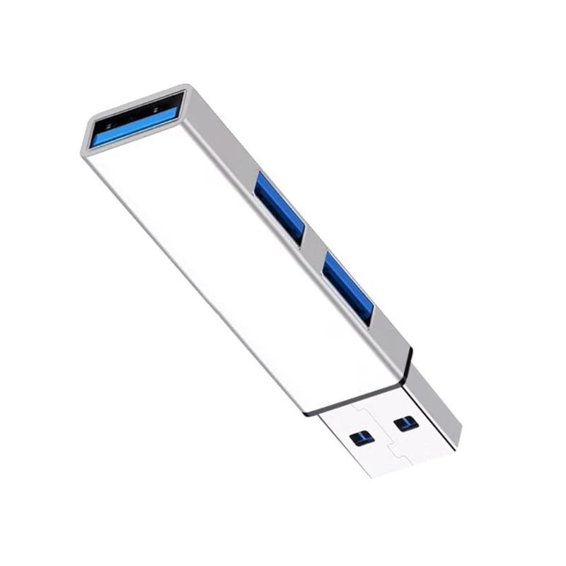 USB Expander Serbaguna Hub USB 3Port Mini USB Dongle USB3.0 + 2 USB2.0 Expander untuk Mouse, Keyboard, QXNF