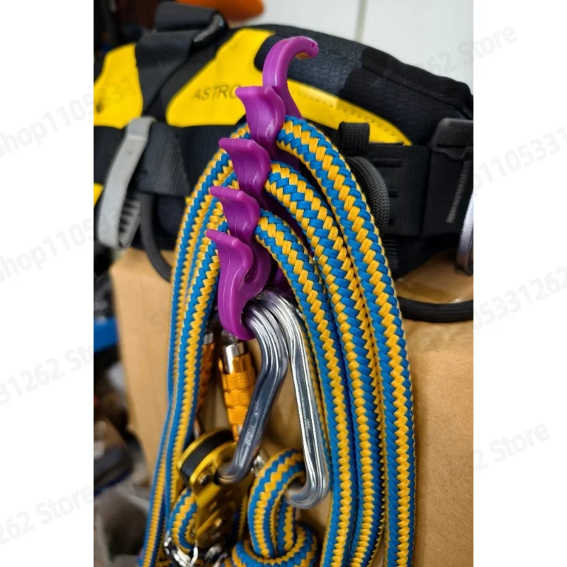 Tree Climbing Rope Organizer with Short Rope Clip, Arborist Gear for Rope Access and High Altitude Safety Storage