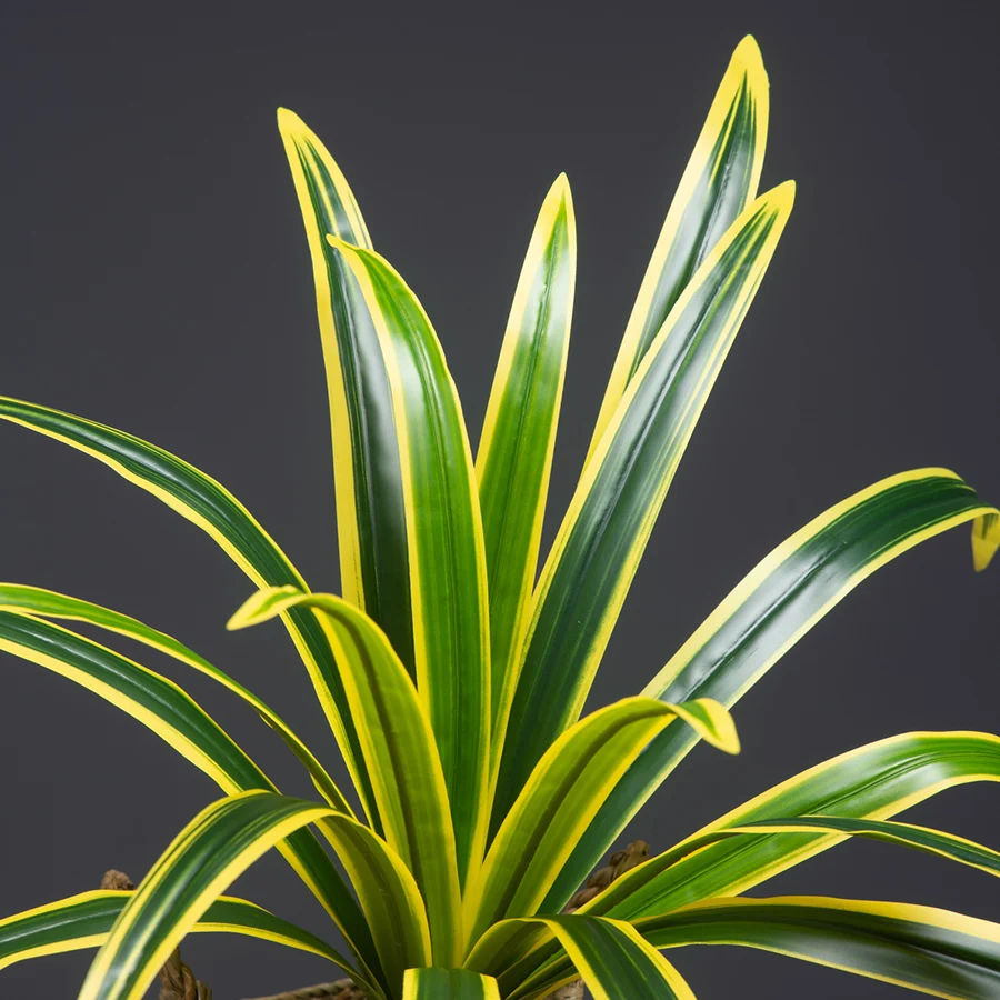 60 cm künstliche Orchideen- und Chlorophytum-Pflanzen, Kunstpflanzen mit fallenden Blättern, künstliche Spinnenpflanzen für die Dekoration von Zuhause und Geschäften – Detail 10