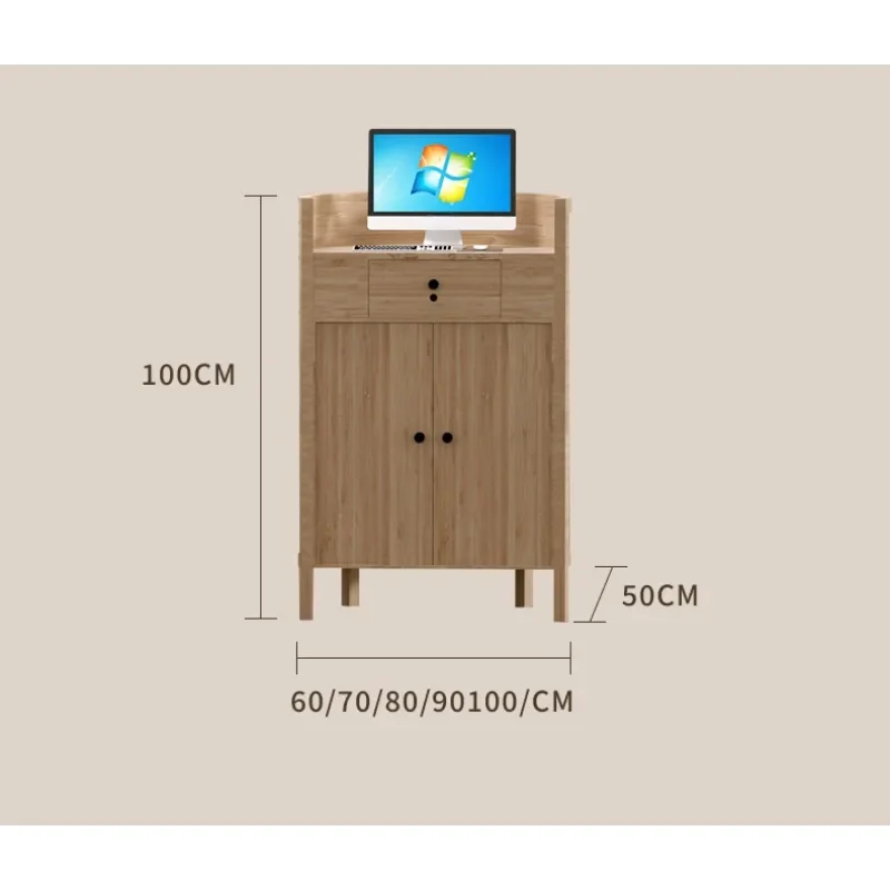 Checkout page Bar Reception Desk Cashier Table Chinese Restaurant Hotel Welcome Desk Small shops can be customized and simple