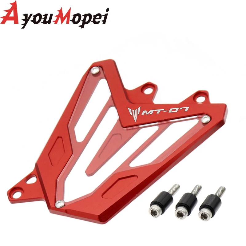 2021 Motorcycle Front Sprocket Engine Protection Cover Chain Guard Accessories For MT07 MT 07 FZ07 Tracer 2013-2023 2019 2020