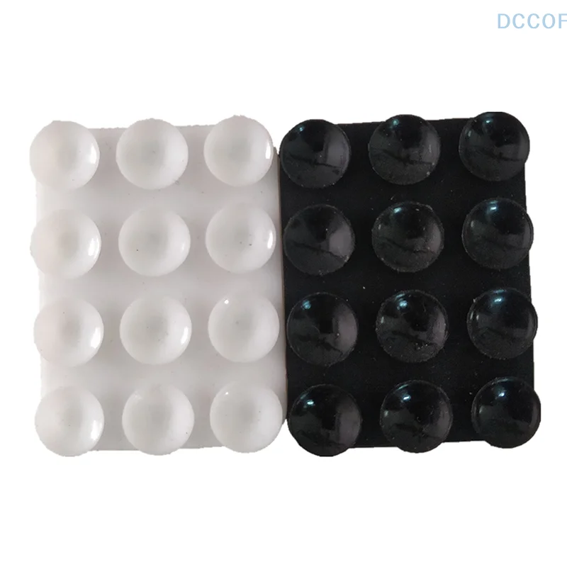 Silicone Suction Pad For Mobile Phone Fixture  Cup Backed Adhesive Silicone Rubber Sucker Pad For Fixed Pad