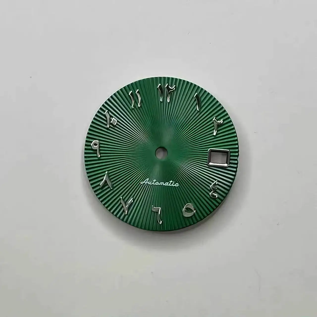 28.5mm NH35 Dial Luminous Original Mechanical Watch S Dial Roman Marker Single Date Suitable for Seiko Modification