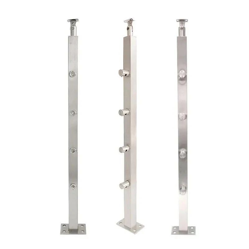 custom.Wrought Iron and Stainless Steel Contemporary Design Customized Balcony Balustrade Fittings Side Balustrades Round Bar