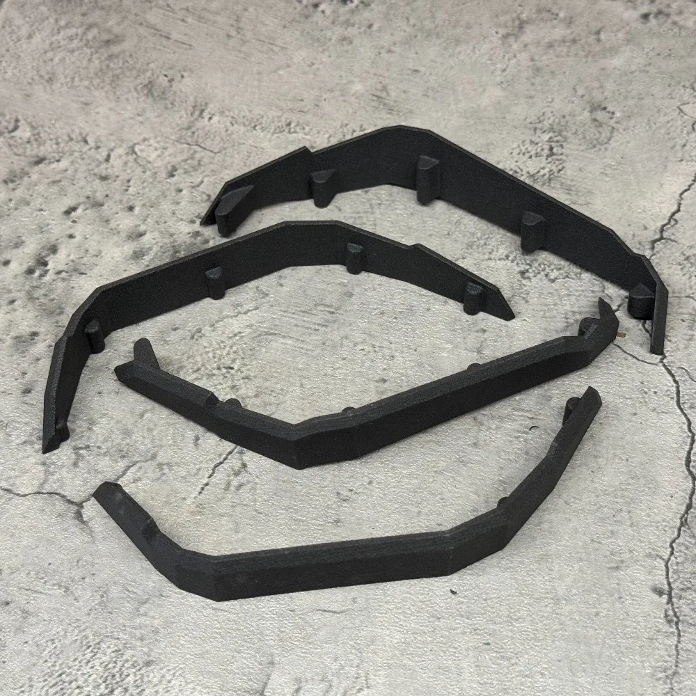 RC Competition Style Fender Flare Upgrade Replacement Part for Axial SCX10III 1/10 Scale customizable size Crawler Car Accessory