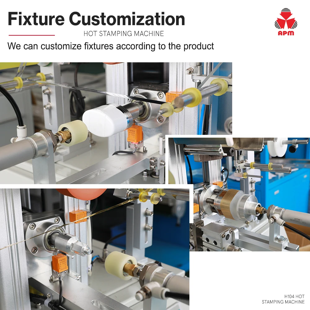 Nuovo design della macchina per stampa a caldo semiautomatica con cappuccio di qualsiasi forma