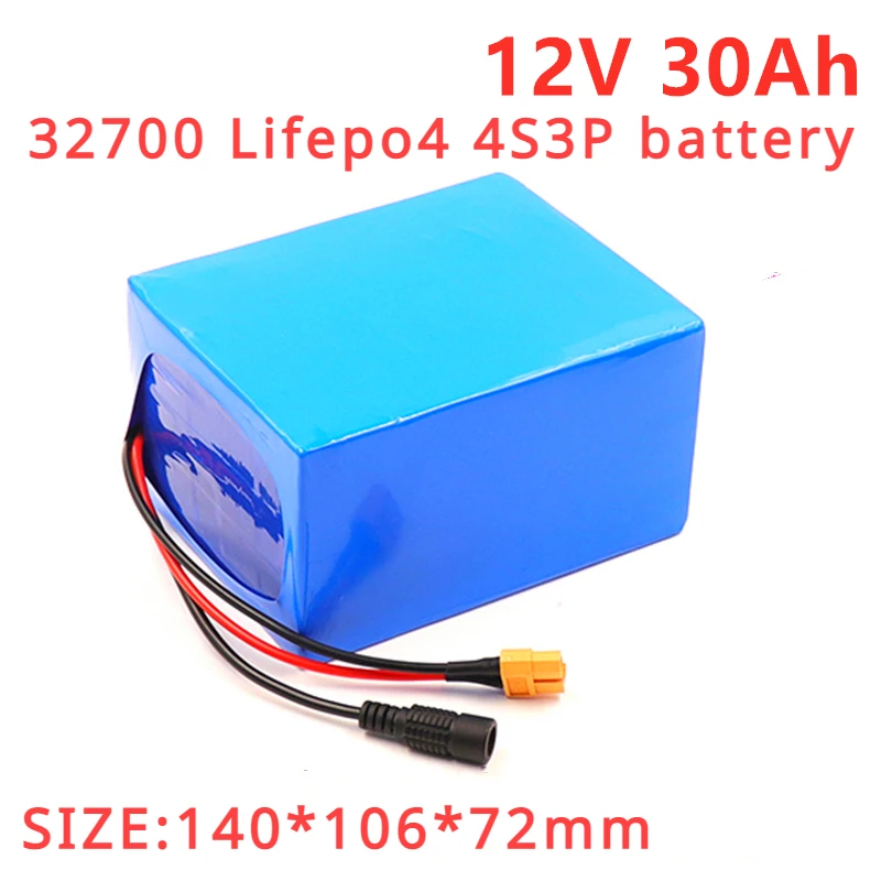 

100% NEW 32700 Lifepo4 4S3P battery 12.8V 30Ah With4S 40A Evenwichtige Bms Voor Elektrische Boot En Ononderbroken Power Supply1