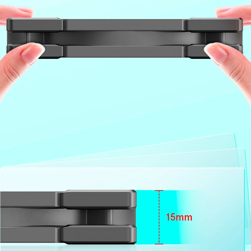 ID-COOLING TF-9215 92mm Ultra-thin Fan Hydraulic Bearing Super Slim Thinckness 15mm PWM Temperature Control Chassis Cooling Fan