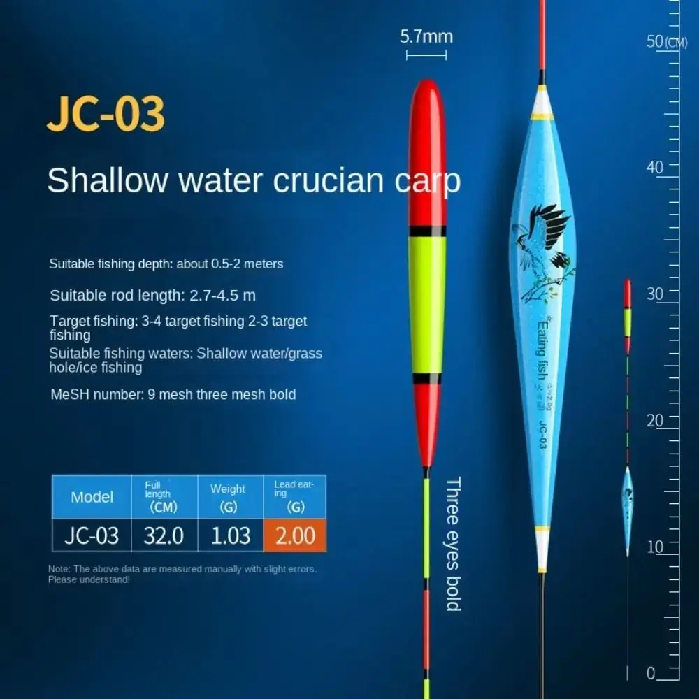 

Big Buoyancy Nano Fishing Float High Quality High Sensitivity Vertical Buoy Composite Durable Eye-catching Fishing Bobber