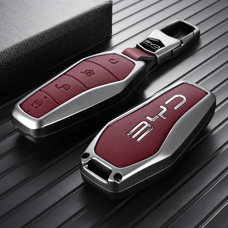 Key Case For BYD Seal U Seagull Atto 3 1 Dolphin Premium Zinc Alloy Remote Key Cover Full Cover Anti Scratch Car Accessories