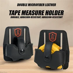 Microfiber Tape Measure Tool Pouch Leather Tool Belt Pouch Organizer 3-10 Meter Tape Measure Kit Tool Pouch Clip