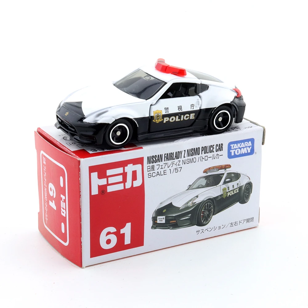 Takara Tomie Tomica No.61 Nissan Fairlady Z Nismo Patrouillewagen 1/57 Diecast Auto Model Ornamenten Cas Speelgoed Cadeau Decoraties