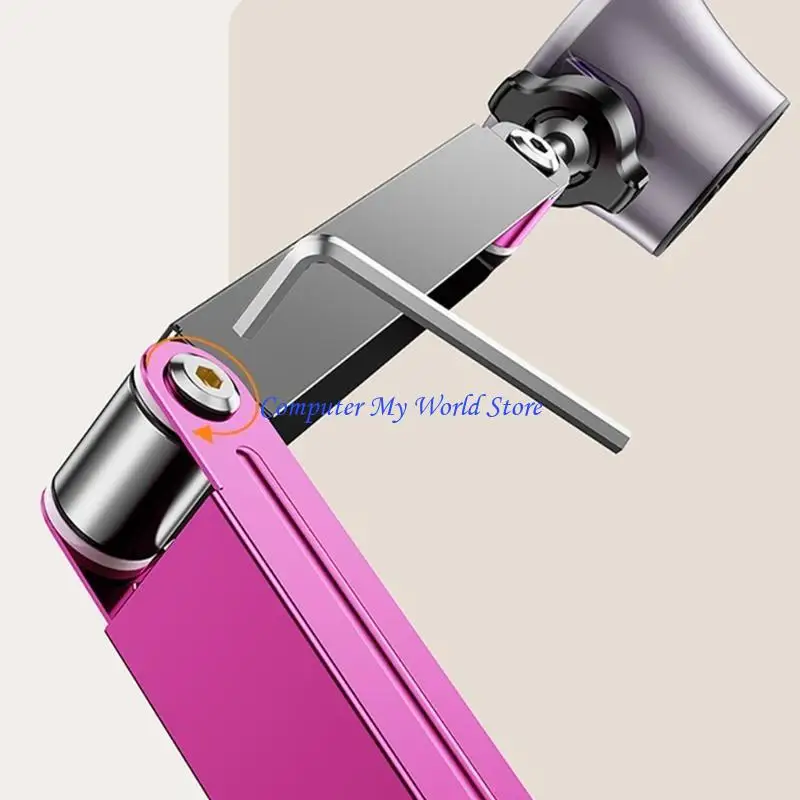 Arm suporte pêlo cabelos giratórios