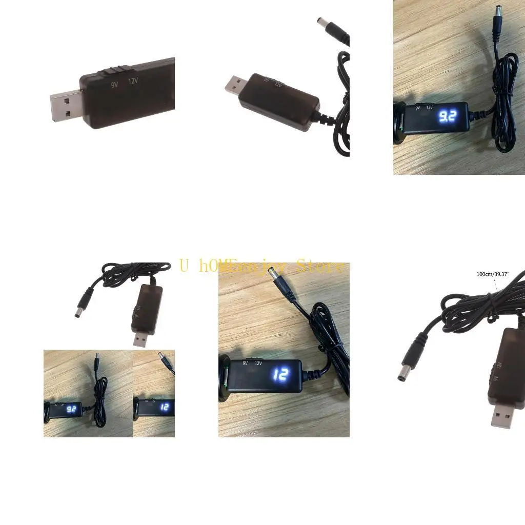 B0KF USB Line Cord Voltages Regulator Cable for Router Speaker Cameras