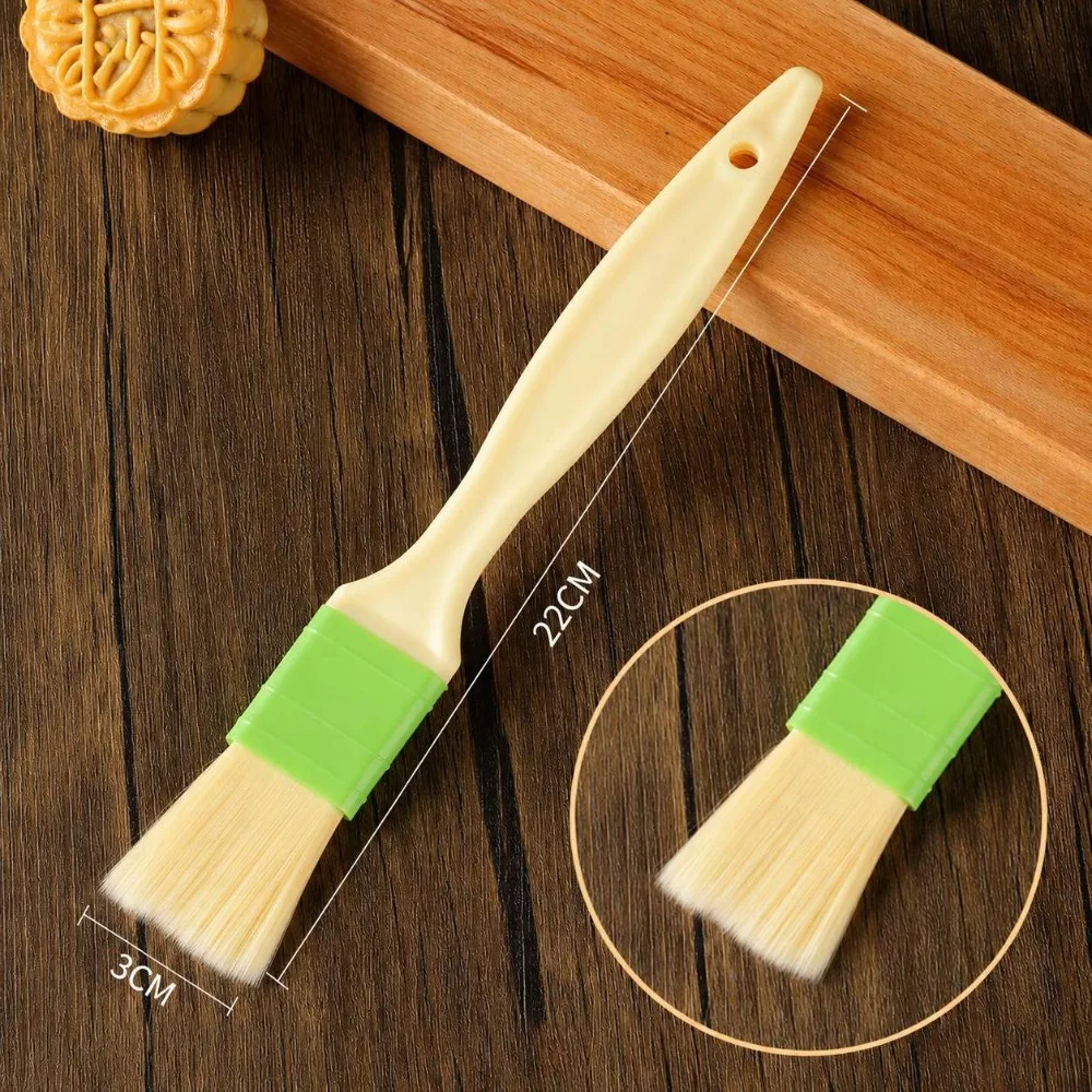 Food Grade Heat Resistant Pastry Brush Non-Shedding Multi-functional Cooking Brush Easy to Clean Basting Brush BBQ