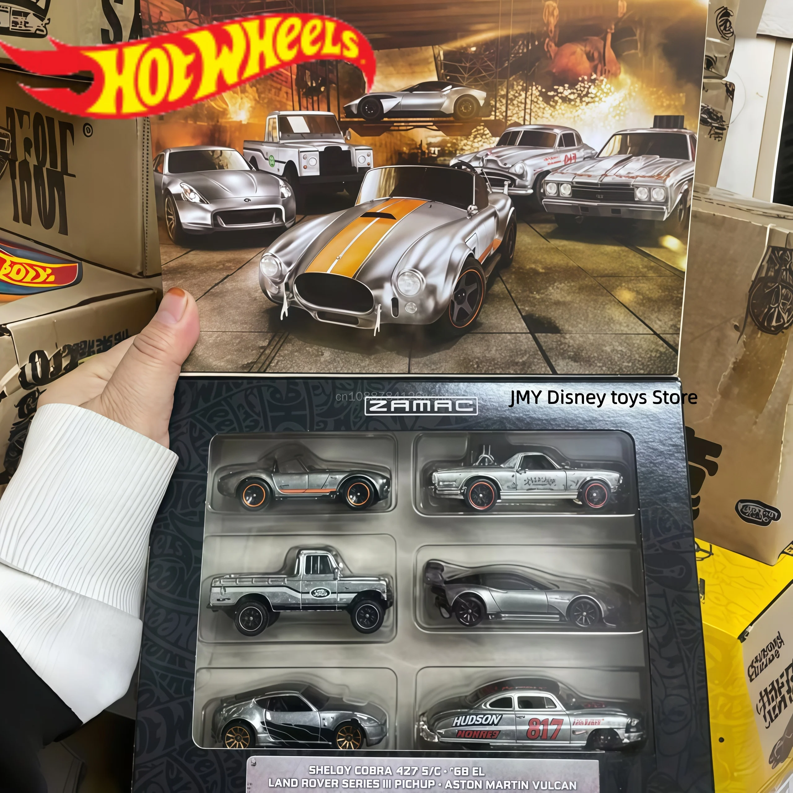 Hot Wheels Zamac H Batch Shelby Cobra 427 S/C, наборы Nissan 370z, коллекционные литые модели автомобилей 1/64, 6 штук в коллекции, подарок для взрослых.