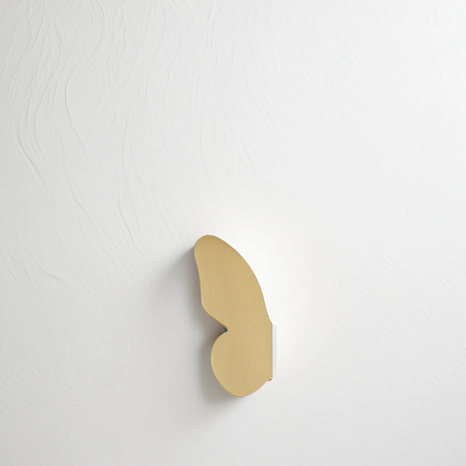 1Pair Butterfly Shape Brass Drawer Pulls Solid Brass Decorative Cabinet Knobs for Living Room Bedroom Study Furniture