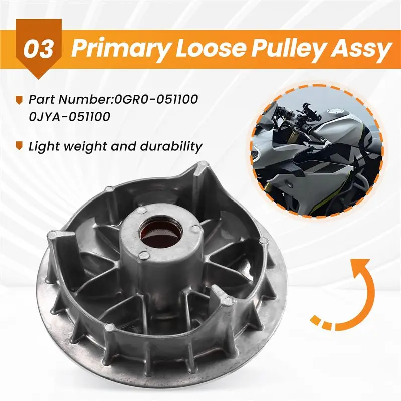 Primary Loose Pulley Assy For Cforce Zforce Models 400/450/520/550/600/820/800/1000 ATV UTV Quad 0GR0-051100 0JYA-051100