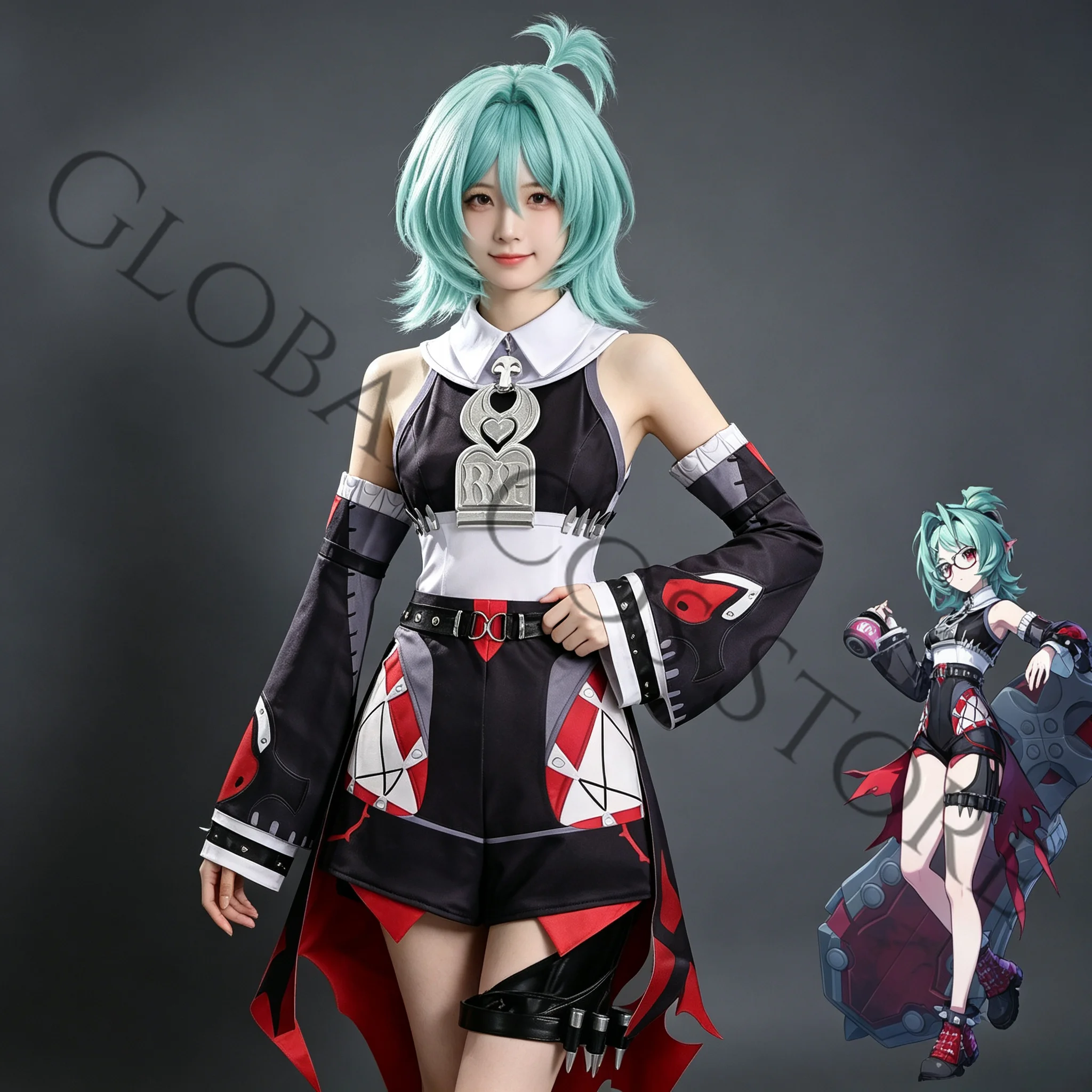 Fantasia de cosplay da Roxy, p - Anime Cosplay Zero Two avaliação e preço