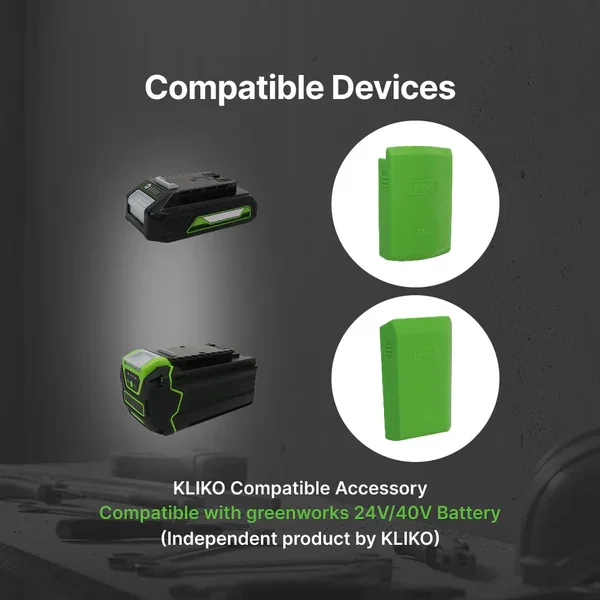 Battery Full Protective Terminal Cover Compatible with Greenworks 24V & 40V Lithium Battery, Dustproof Battery Contact Protector