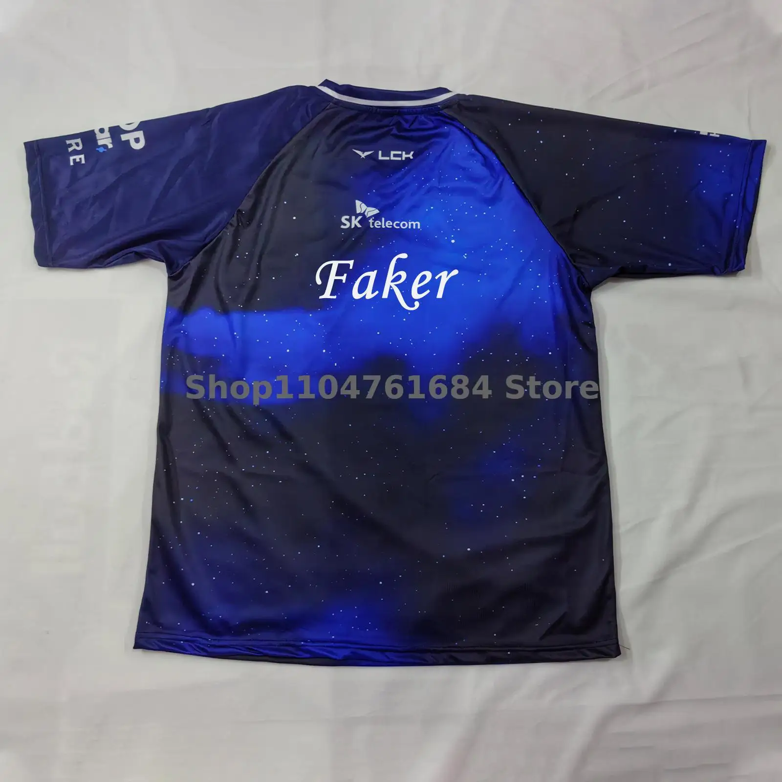 2025 Msi Skt T1 Uniform Jersey E-sports T-shirt Lol S15 Faker