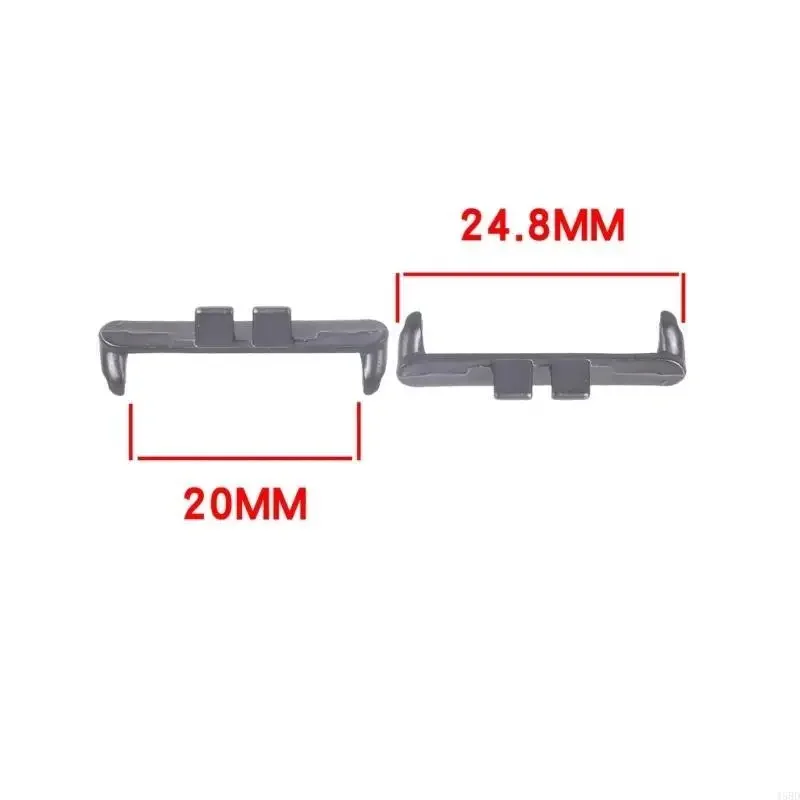 Stylish Smartwatch 20mm Connectors Adapter Link for ROSSINI 2i Metal Straps 2pcs