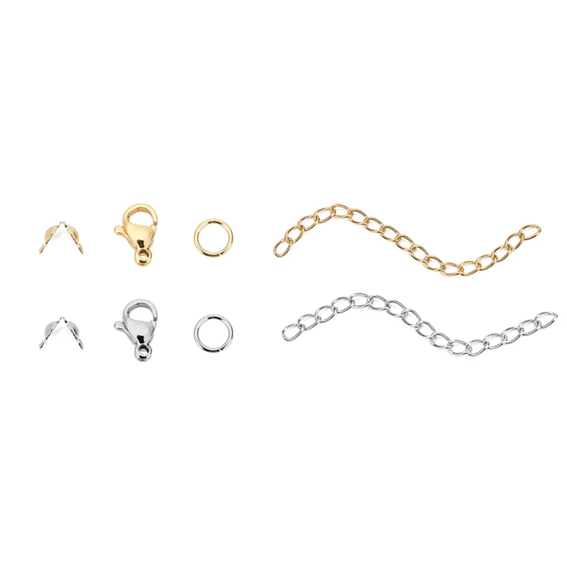 Jewelry Making Kit Set Box Stainless Steel Open Jump Rings Lobster Clasps Earring Hooks For Bracelet Findings Necklace Supplies