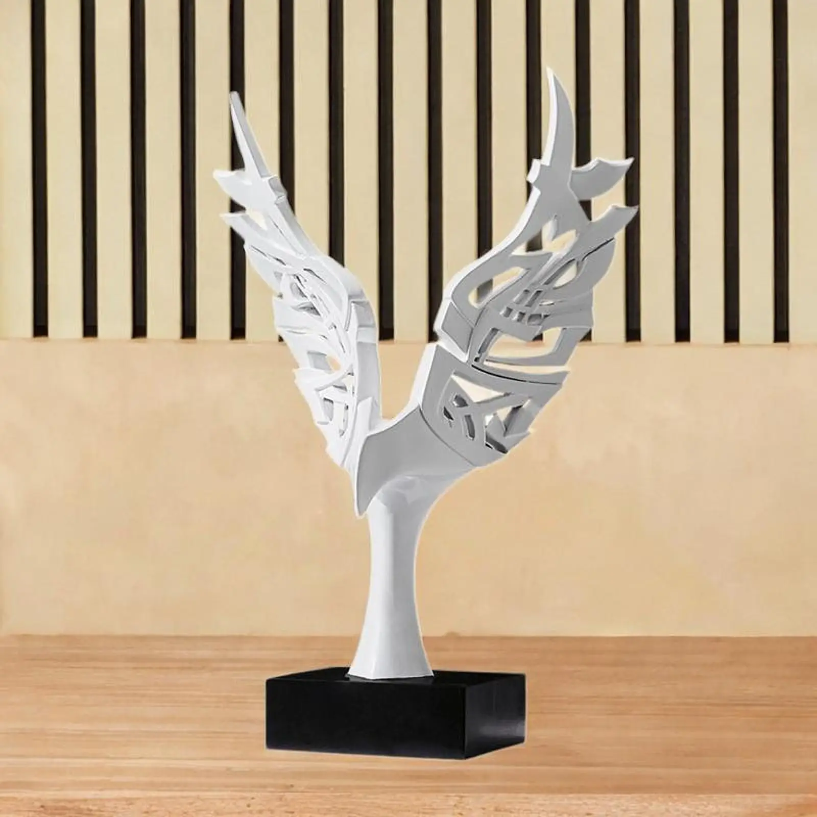 Abstract Art Sculpture Modern Figurine Housewarming Gift Eagle Statue Collectible for Desk Bedroom Entrance Office Living Room