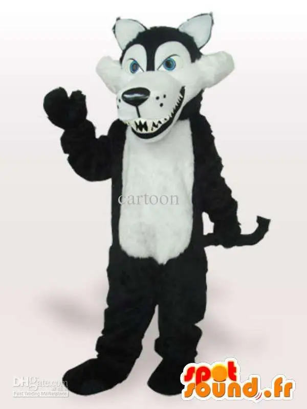 New Luxury customized new black Wolf Mascot Costume Halloween Christmas Dress Full Body Props Outfit Mascot Costume