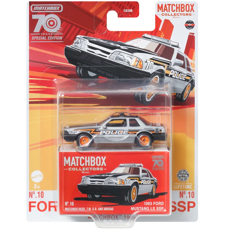 Collectores Matchbox para Toyota 4RUNNER, modelo de coche de aleación fundida, juguetes de regalos de cumpleaños, GBJ48 1/64 Porsche 911, nuevo