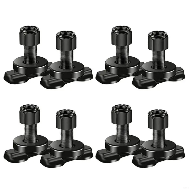 

Набор из 8 долговечных универсальных направляющих L-образного типа с двойными проушинами для грузовых прицепов и грузовых X37F