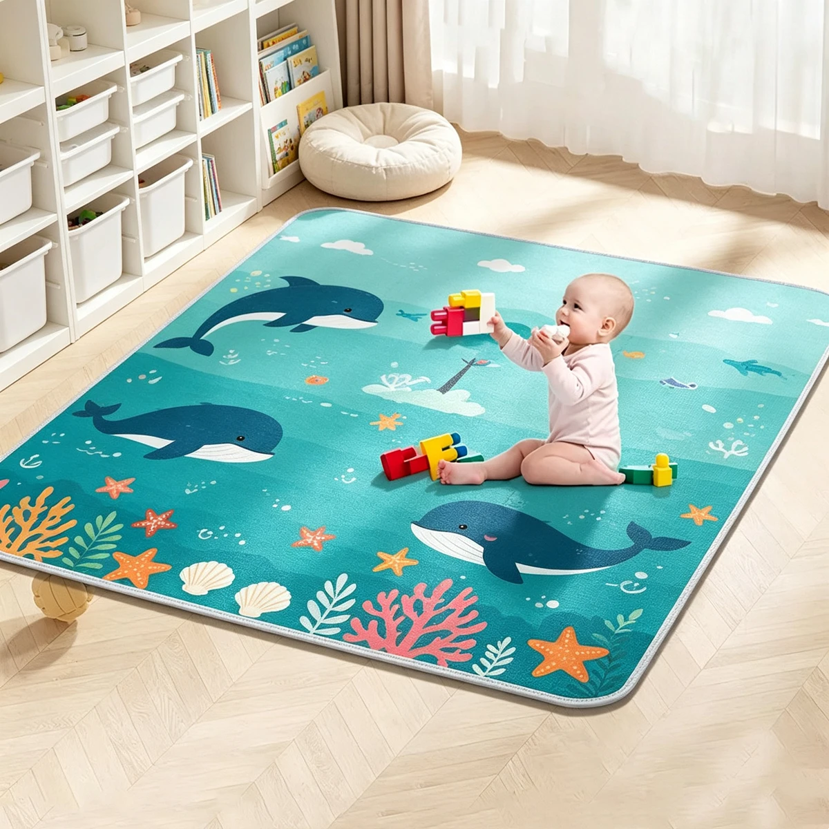 10 Styles and 5 Sizes Baby Crawling Play Mat Non-toxic New EPE Thick Folding Carpet Play Mat for Children's Mats Safety Kid Rugs