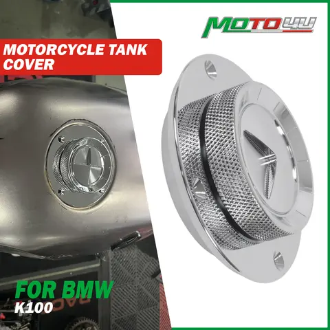 For BMW K100 K75 K1100 K1 Aluminum Fuel Cap Gas Tank Cover Cafe Racer Motorcycle Accessories Petrol Cover