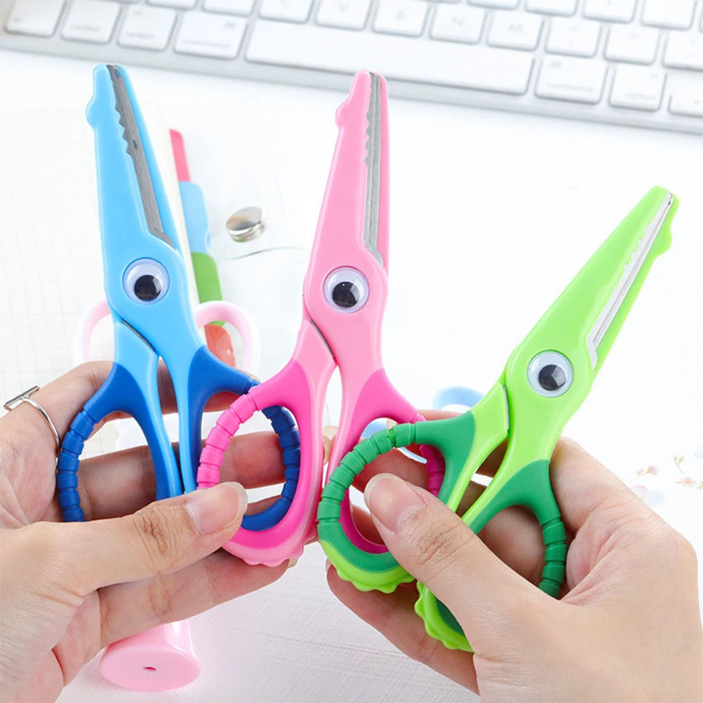 Tijeras de seguridad con punta redondeada, tijeras artesanales pequeñas para cortar papel, manualidades para el hogar y la escuela, 2 uds.