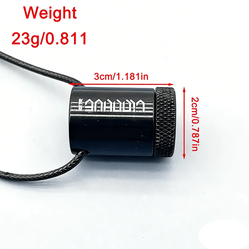 1pc Micro Fishing Precision Bait Dispenser High-Accuracy Aluminum Squeeze Bait Applicator Portable Hook Remover 2-in-1 Lanyard
