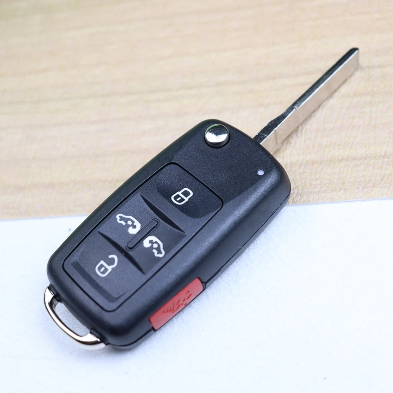 Car Key Housing Key Case Shell for Volkswagen/VW Tiguan Golf Sagitar Polo MK6 Touareg SEAT Touran Skoda Caddy Beetle Scirocco