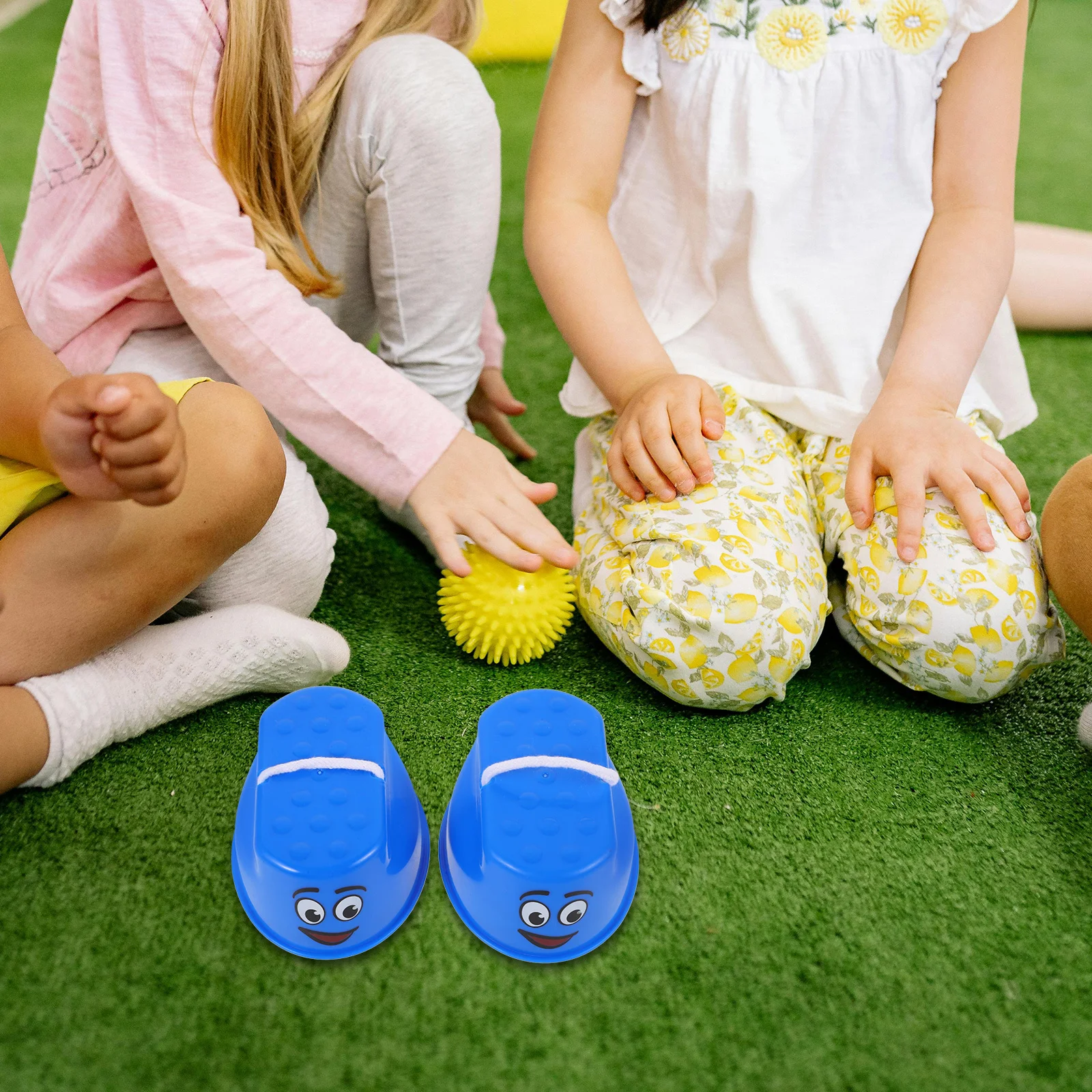 

1 Pair Balance Stilts For Kids Reusable Thickened Walking Stepper Outdoor Garden Play Educational Interactive Toddler Training