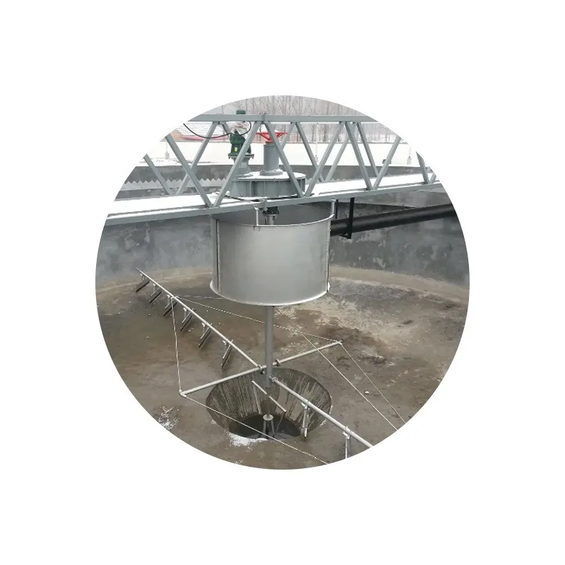 Siphon mud suction Suspended center drive concentrated mud scraper Peripheral drive truss car scraper mud suction machine