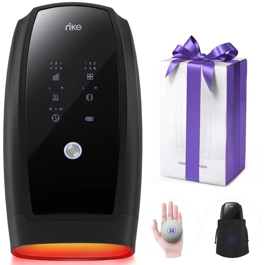 

Hand Massager, 6 Modes 6 Intensities Hand Massager with Heat and Compression Arthritis and Carpal Tunnel, Birthday Gifts for Wom