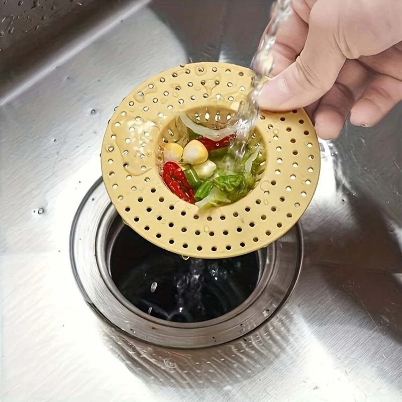 1PC Plastic Kitchen Sink Filter Strainer Sewer Filter Net Stopper Floor Drains Hair Catcher Waste Collector for Home Accessories