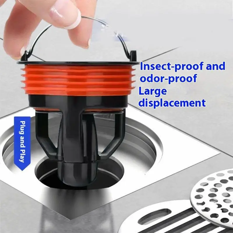 652F Advanced Levitation Odor Proof Drain Cores Not Backflow Drain Insert Automatic Closures for Bathroom Kitchen