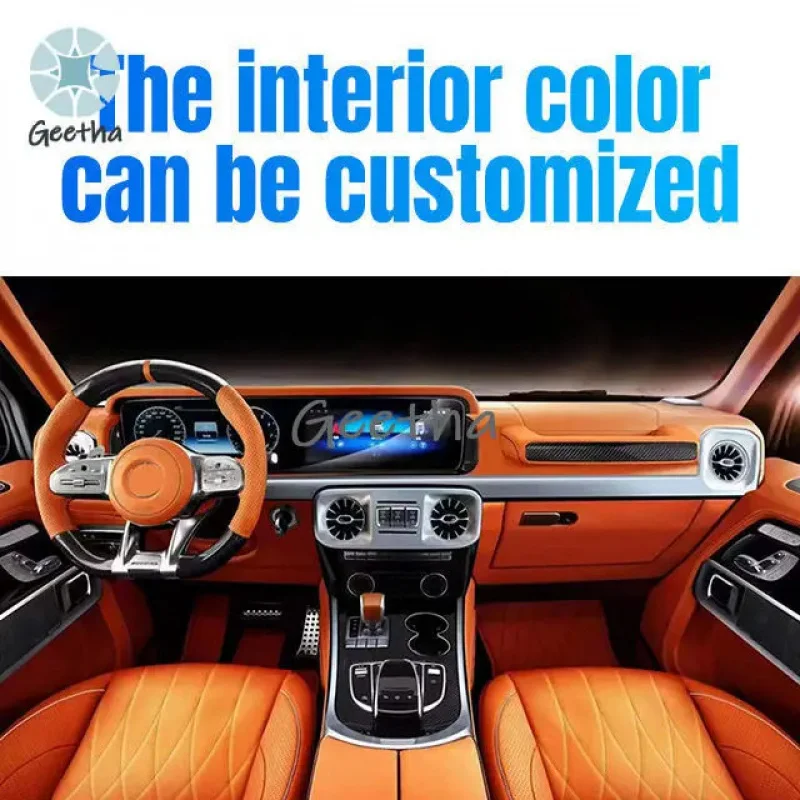 Fabrycznie Nowe, Najlepiej Sprzedające Się Elementy do Tuningu Wnętrza Samochodu Mercedes-Benz Klasy G (G350, G500, G550) do Przeróbki na G63/G65 - Zestaw do Modyfikacji Wnętrza i Siedzeń