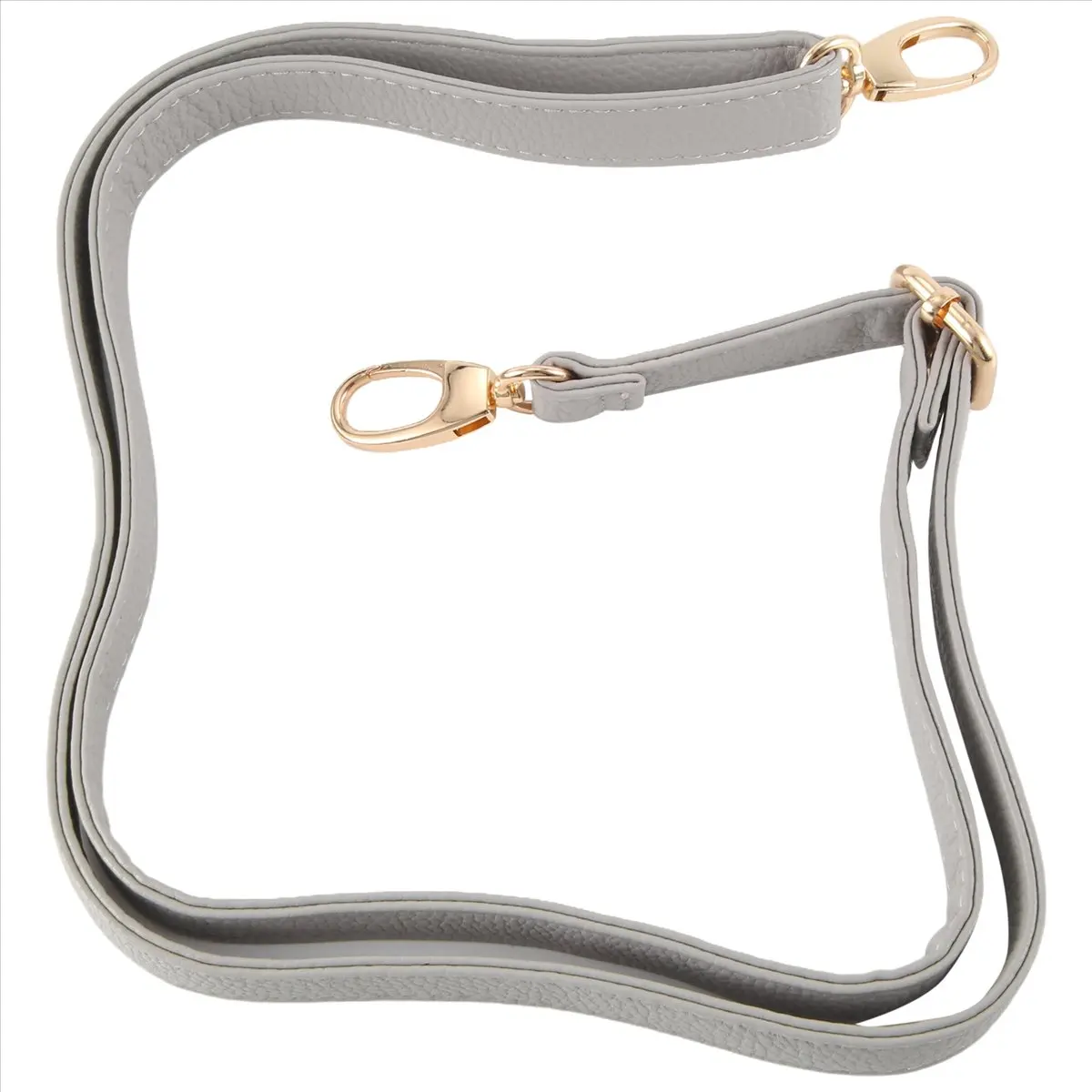 ABQR Borsa in pelle di ricambio fai-da-te Tracolla Maniglia corpo regolabile 140 * 2 cm, grigio